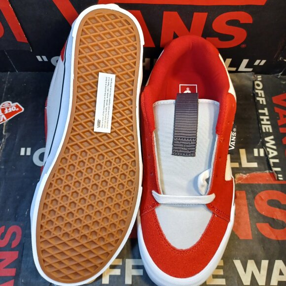 Vans Men's U.S. 13 Chukka Push LS Racing Red/White VN000CZW6RT - Picture 3 of 12
